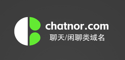 今天推荐的是一个聊天类域名：chatnor.com